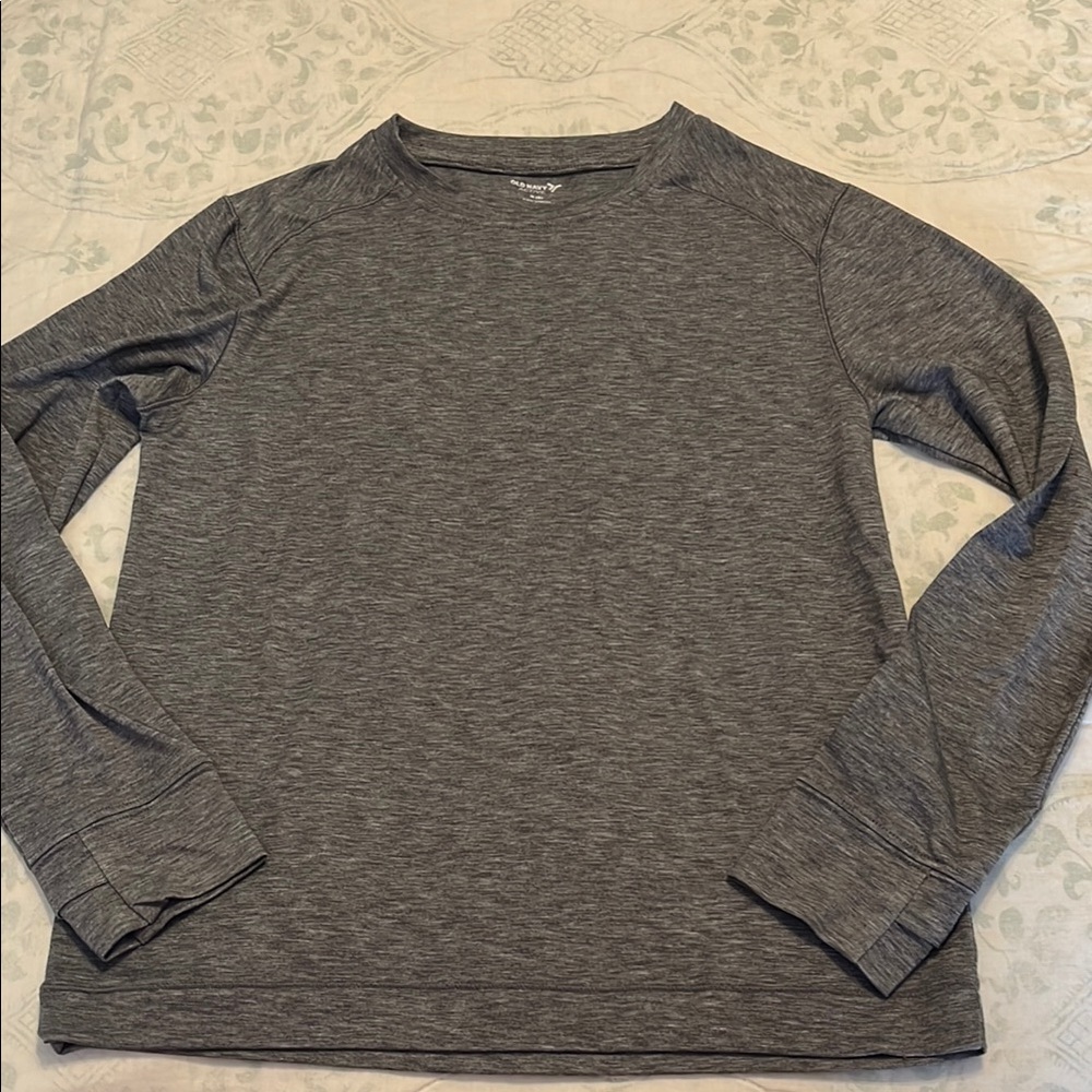 Old Navy Gray Long Sleeve Active Tee